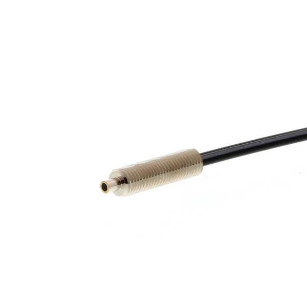 Fiber optic sensor head, diffuse, M6 head, coaxial, R25 fiber, 3 m cable E32 1246E image 1