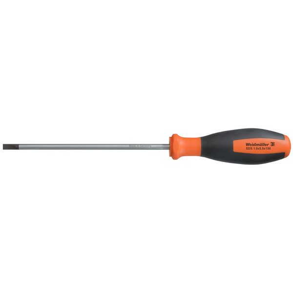 Slotted screwdriver, Blade thickness (A): 1 mm, Blade width (B): 5.5 m image 1
