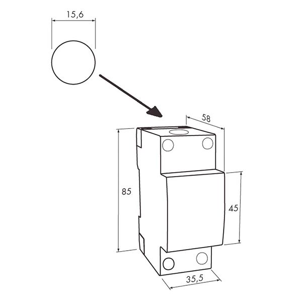 Modular current transformer 150/5A 5VA CL1 image 3