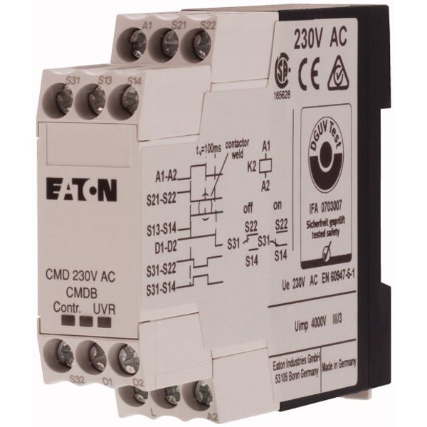 Contactor, 380 V 400 V 3 kW, 2 N/O, 2 NC, 230 V 50 Hz, 240 V 60 Hz, AC operation, Screw terminals image 3