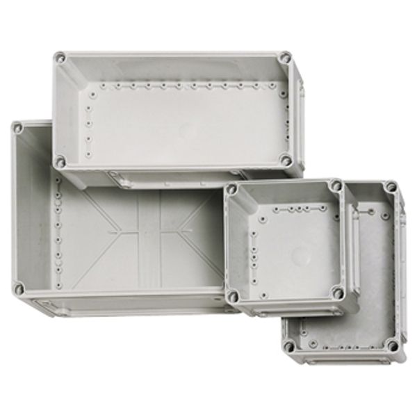 Bottom box with pre-embossed flange opening 380x280x150 mm image 1