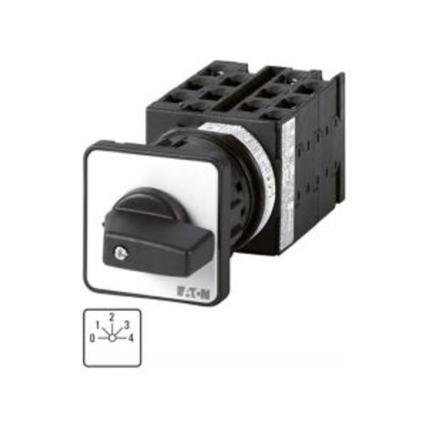 Step switches, T0, 20 A, centre mounting, 6 contact unit(s), Contacts: 12, 45 °, maintained, With 0 (Off) position, 0-4, Design number 8282 image 2