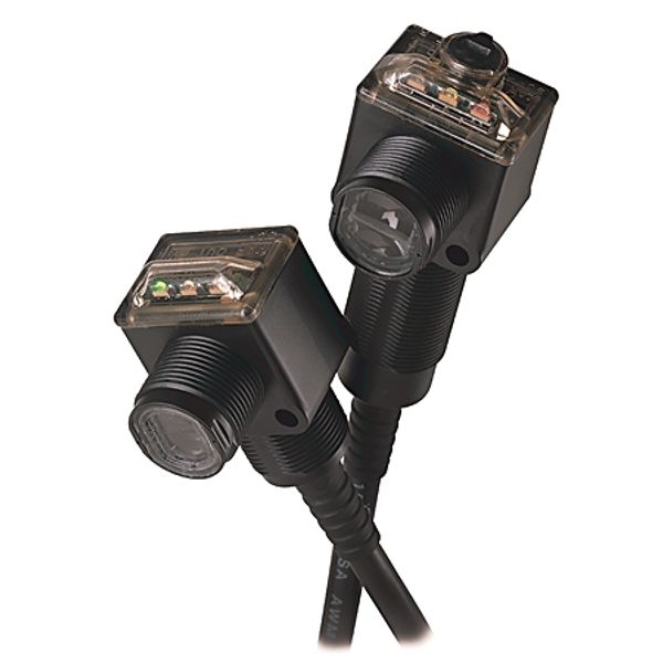 Sensor, Photoelectric, Polarized Retroreflective, LaserSight image 1
