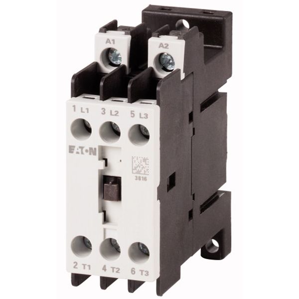 Contactor, 3 pole, 380 V 400 V: 4 kW, 24 V DC, DC operation, Screw terminals image 1