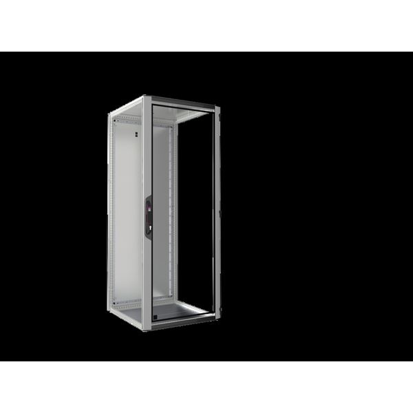 VX IT, solid, IP55, empty enclosure, RAL7035, WHD 800x2000x800mm, 42U image 1