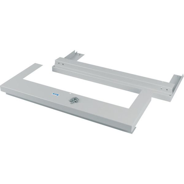 Top/Bottom-panel for Surface-Mounting Installation distribution board, with cut-out for cable entry, WxD=600x249mm image 3