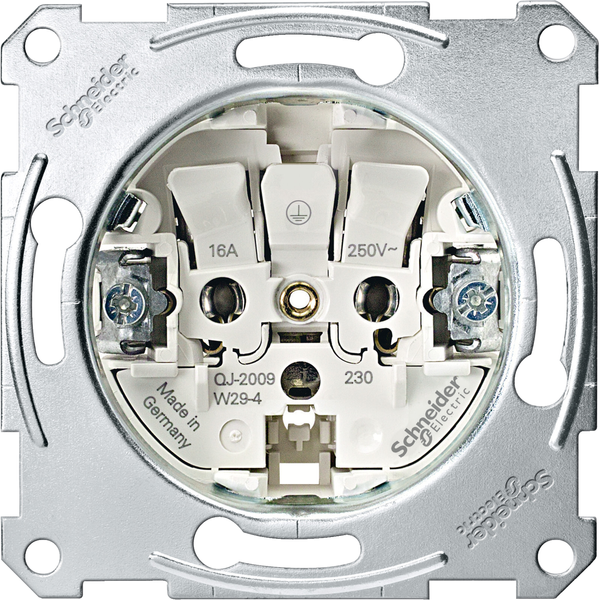 Socket-outlet insert without earthing contact, screwless terminals image 4