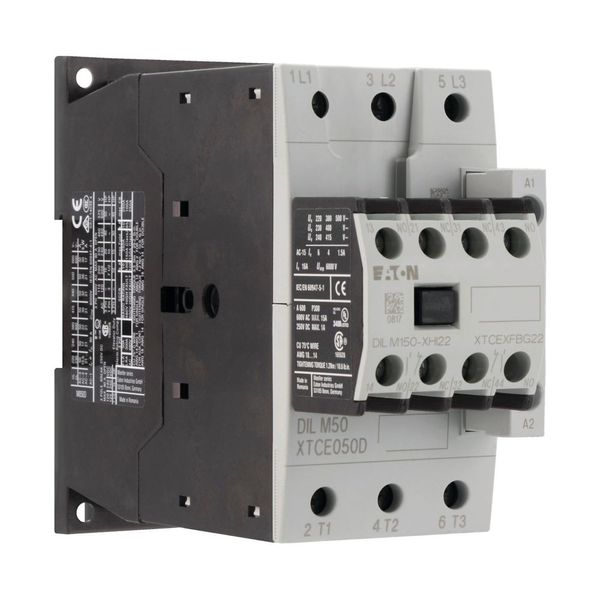 Contactor, 380 V 400 V 22 kW, 2 N/O, 2 NC, 230 V 50 Hz, 240 V 60 Hz, AC operation, Screw terminals image 14