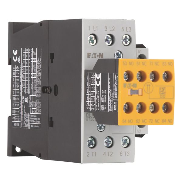 Safety contactor, 380 V 400 V: 7.5 kW, 2 N/O, 3 NC, 230 V 50 Hz, 240 V 60 Hz, AC operation, Screw terminals, with mirror contact. image 8
