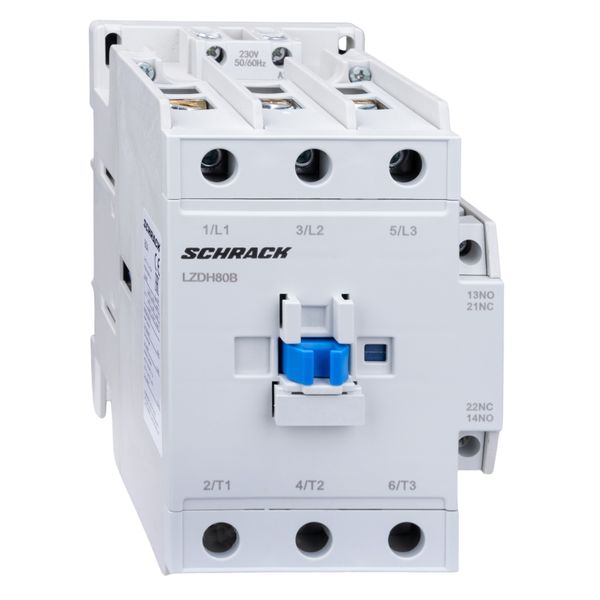 Contactor 3-pole, CUBICO High, 37kW, 80A, 1NO+1NC, 230VAC image 8