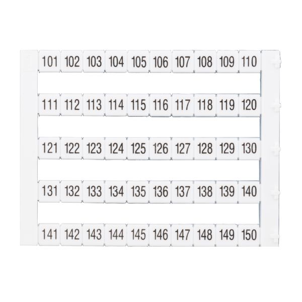 Marking tags Dekafix DY 5 printed from "101" to "150" (once) image 1