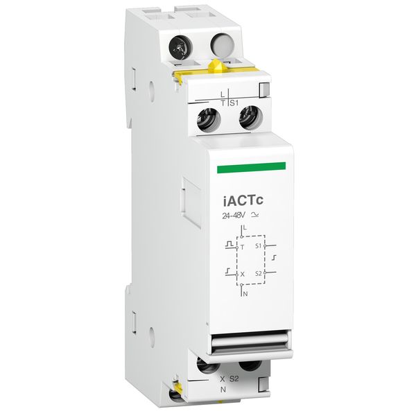 Acti9 double control input auxiliary iACTc 24…48 V AC image 1
