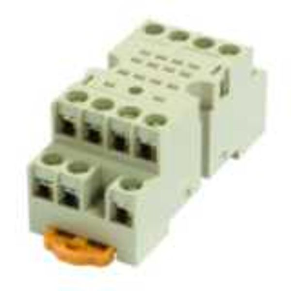 Socket, DIN rail/surface mounting, 14-pin, screw terminals (IEC/VDE) image 1