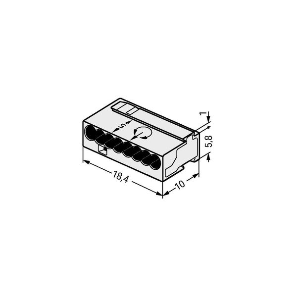 MICRO PUSH WIRE® connector for junction boxes for solid conductors 0.8 image 6