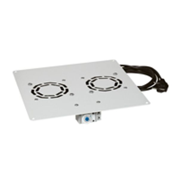 Linkeo fan kit with thermostat 2 fans image 1