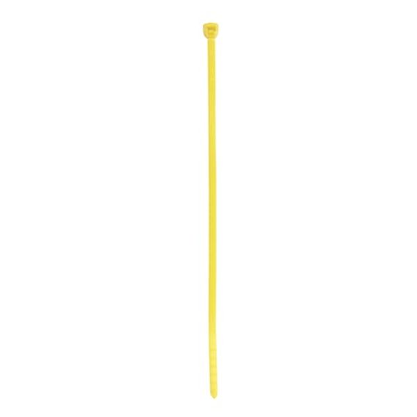 Cable Tie, Yellow PA 6.6, Temp to 85 Degr C,UL/EN/CSA62275 Type 2/21S  image 1