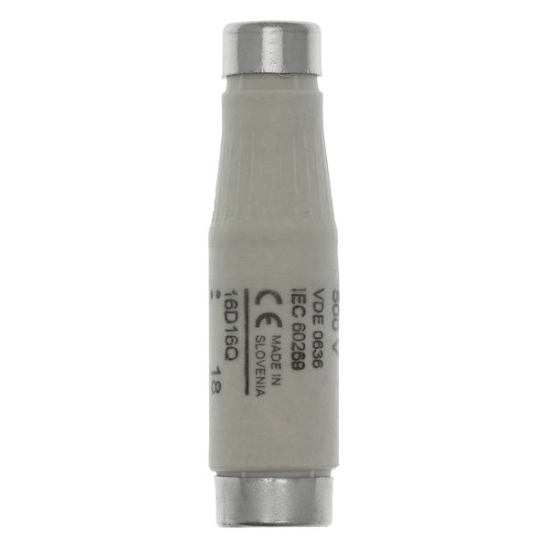 Fuse-link, LV, 16 A, AC 500 V, D1, gR, IEC, fast acting image 4