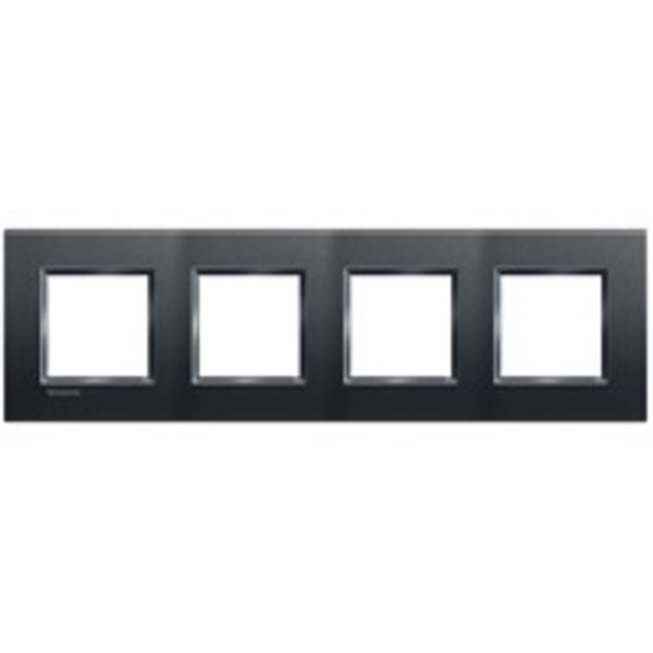 LL - COVER PLATE 2X4P 71MM ANTHRACITE image 1