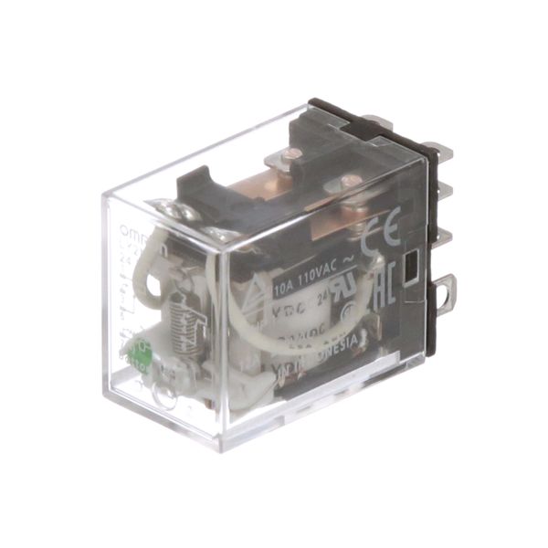 Relay, plug-in, 4PDT, 10 A, diode, 12 VDC image 4