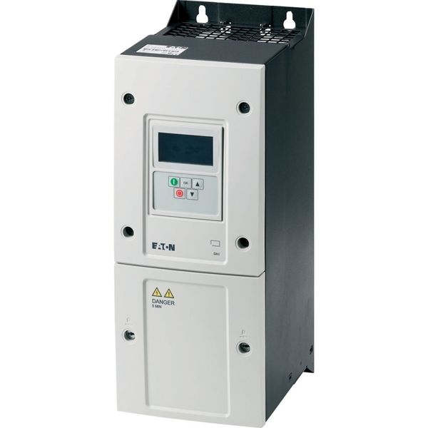 Variable frequency drive, 500 V AC, 3-phase, 28 A, 18.5 kW, IP55/NEMA 12, OLED display image 6
