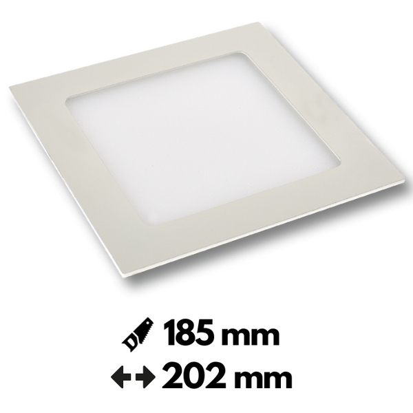DL190 Downlight Square 15W 1000lm 3000K 110° image 1