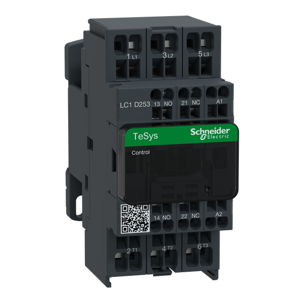 TeSys Deca contactor - 3P(3 NO) - AC-3/AC-3e - = 440 V 25 A - 24 V AC coil image 5