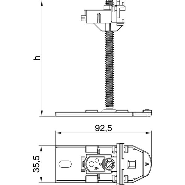 OKA NEVE 110 Height-adjustment unit for OKA-G and OKA-W image 2