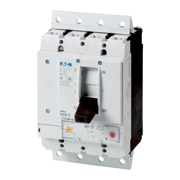 Circuit breaker 4-pole 125A, system/cable protection, withdrawable uni image 6
