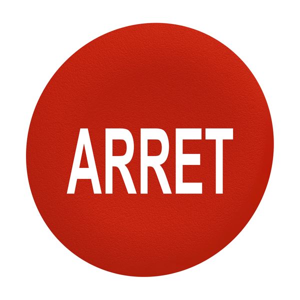 KUN.VERZ.DRUKKN.KAPJE ROOD ''ARRET'' image 1