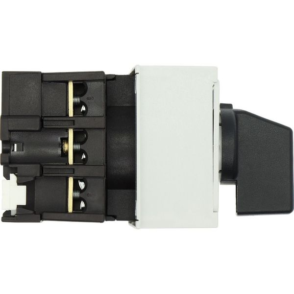 On-Off switch, P1, 32 A, service distribution board mounting, 3 pole, with black thumb grip and front plate image 38