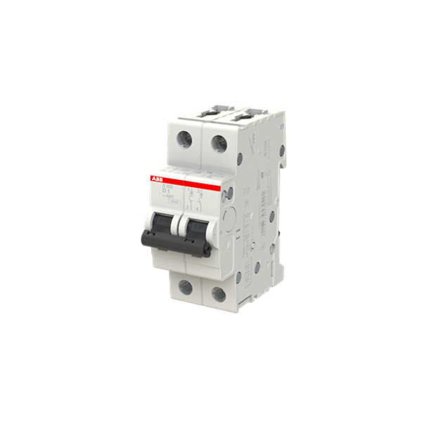 S202-C1 Miniature Circuit Breaker - 2P - C - 1 A image 3