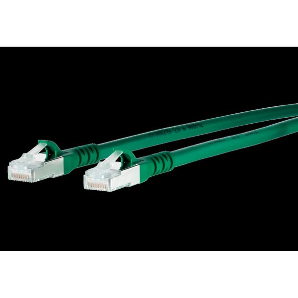 Patch cord Cat.6A AWG 26 1.5 m green image 1