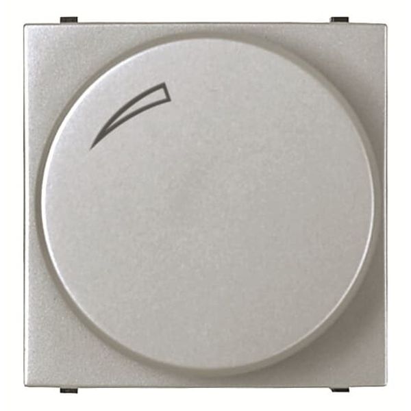 N2260.8 PL LED rotatory/push dimmer - 2M - Silver image 1