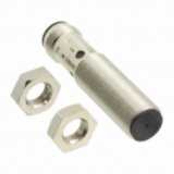 Proximity sensor, inductive, nickel-brass, short body, M12, shielded, image 1