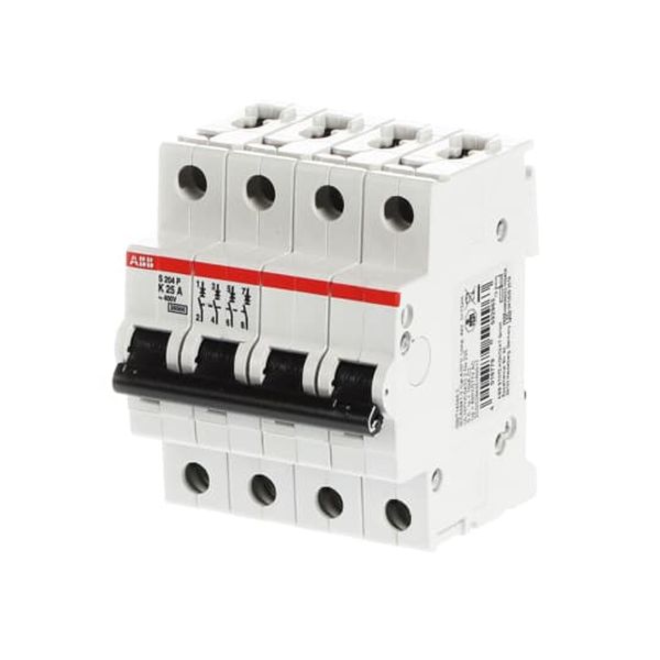 S204P-K25 Miniature Circuit Breaker - 4P - K - 25 A image 4