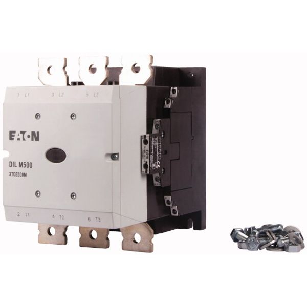 Contactor, 380 V 400 V 265 kW, 2 N/O, 2 NC, RAC 500: 250 - 500 V 40 - 60 Hz/250 - 700 V DC, AC and DC operation, Screw connection image 3
