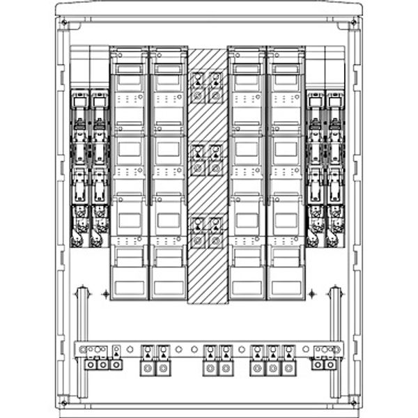 cable distribution cabinet Fr 4NHS00/185-4NHS2/3 image 1