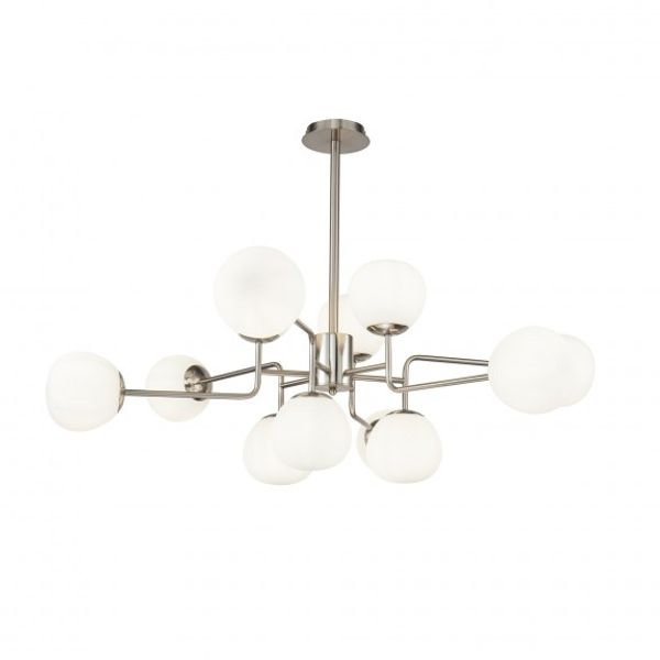 Modern Erich Chandelier Nickel image 1