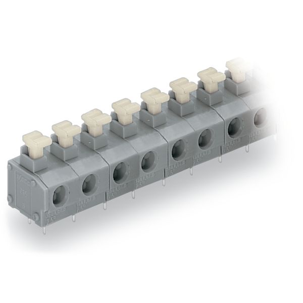 PCB terminal block push-button 1.5 mm² gray image 4