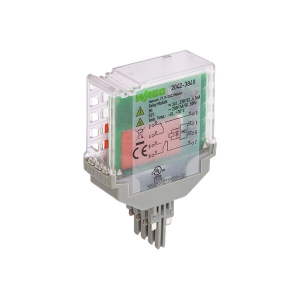 Relay module Nominal input voltage: 24 … 230 V AC/DC 2 changeover cont image 3