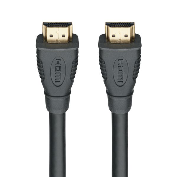 HDMI-Endgeräte-Anschlusskabel (Stecker/Stecker), 2 m, schwarz image 1