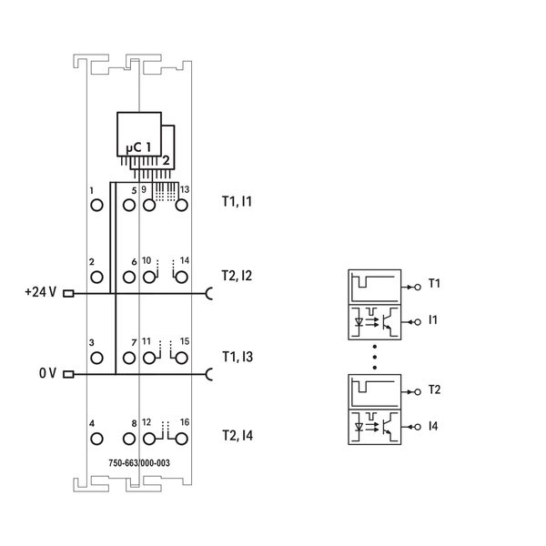 Intrinsically safe 4-channel digital input 24 VDC PROFIsafe V2.0 iPar image 5