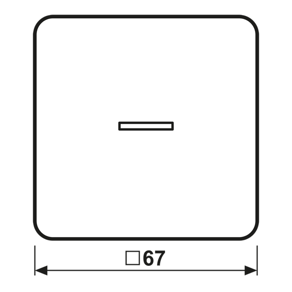 ENet push-button standard 1-gang FMCD1700PGR image 4