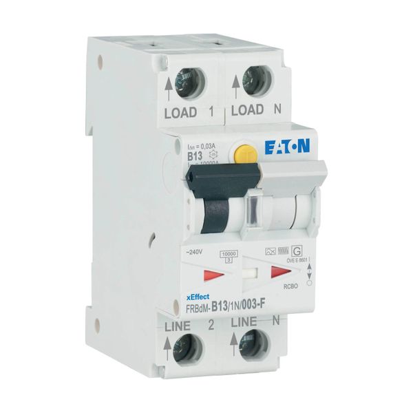 Digital RCD/MCB combination, 13 A, 30 mA, MCB trip characteristic: B, 1p+N, RCD trip characteristic: F image 16