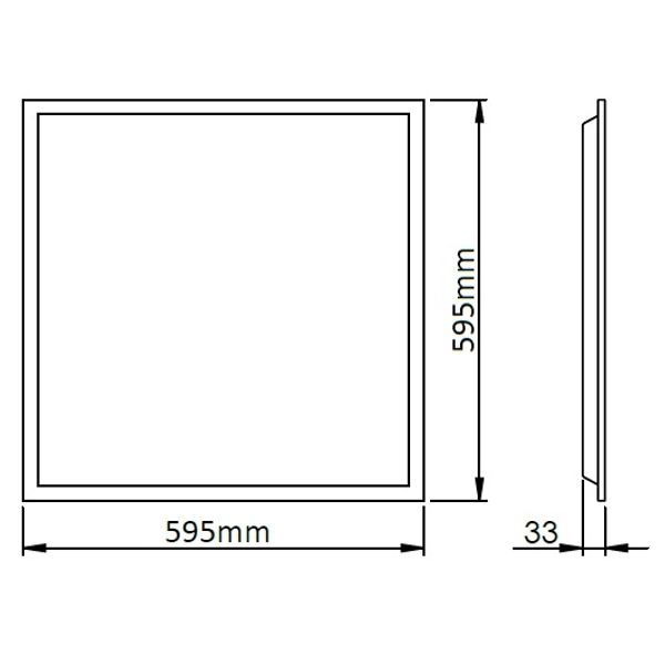 Levanto PLN LED 36W 3650lm 840 IP44 opal M600 image 3