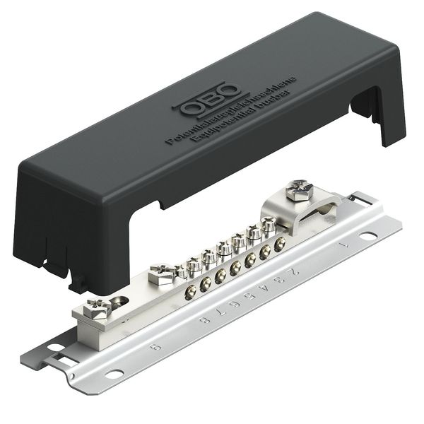 1809 AM Equipotential busbar with metal foot, for outside 188mm image 1