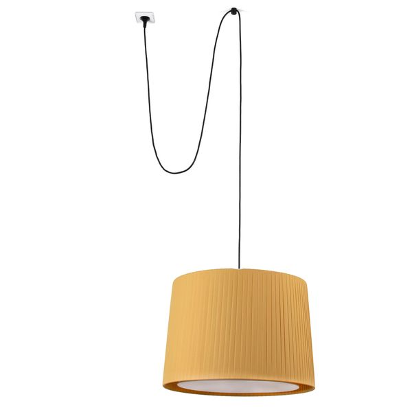 SAMBA PENDANT LAMP WITH PLUG E27 ø500*350*ø450 RIB image 1