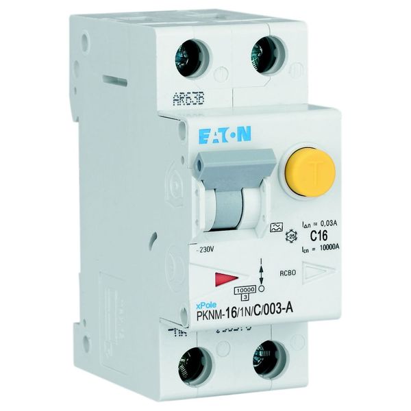 RCD/MCB combination, 16 A, 30 mA, MCB trip characteristic: C, 1p+N, RCD trip characteristic: A image 26