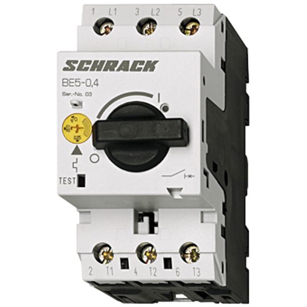 Motor Protection Circuit Breaker, 3-pole, 0.10-0.16A image 1