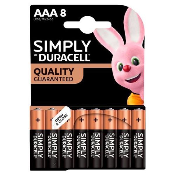 DURACELL Simply MN2400 AAA BL8 image 1